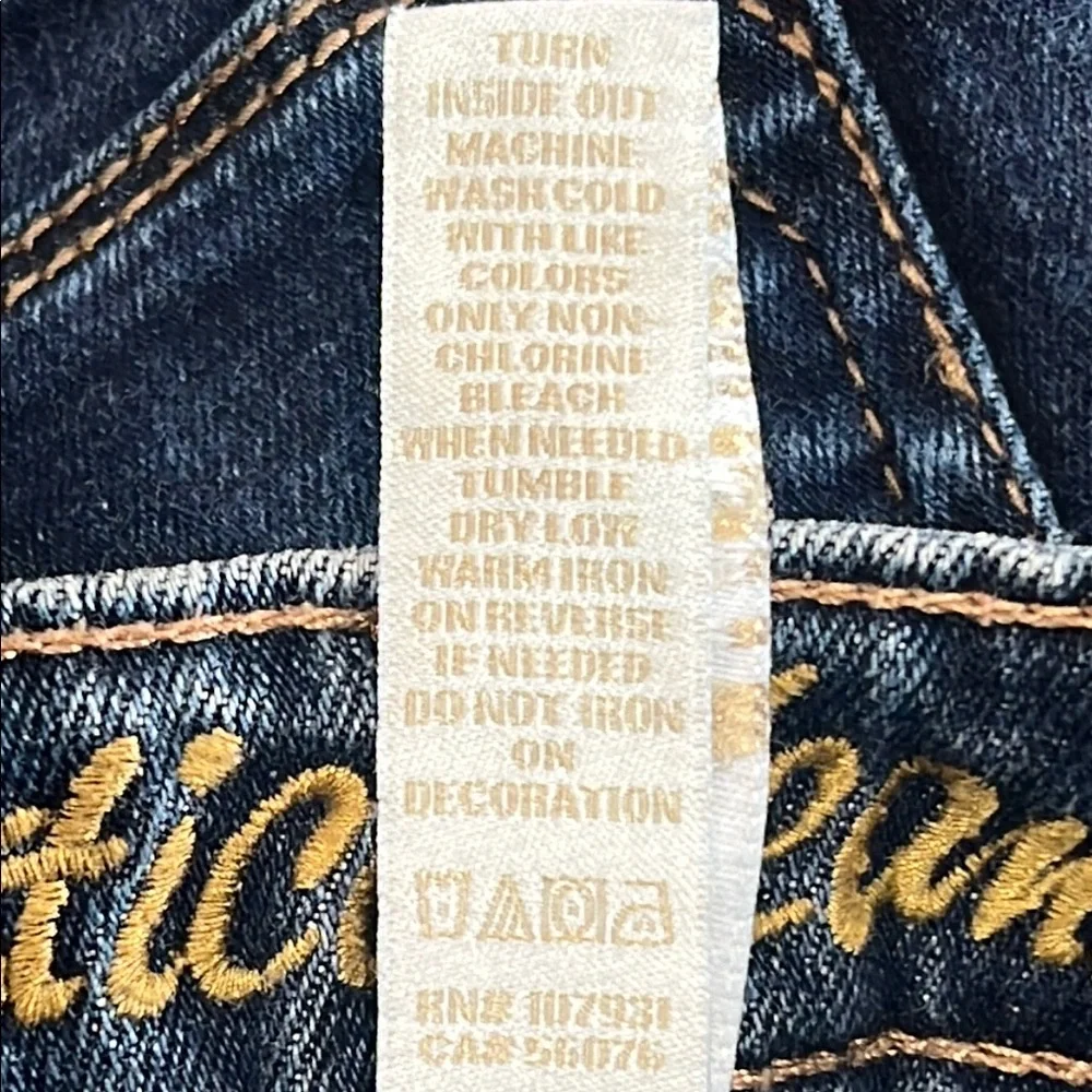 Justice Blue Straight Leg Jeans with Classic Style